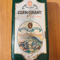 Scatola latta di Glen Grant Vintage anni 80