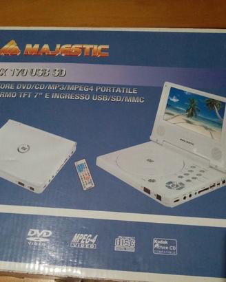 lettore dvd/cd/mp3/mpeg4 portatile 