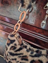 🐆 Borsa Donna Leopardata Peluche – Mini Bag Anima