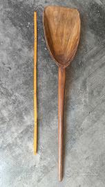 antica pala in legno per ventilazione del grano