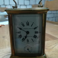 Antico orologio da viaggio Carriage Clock 1800