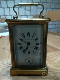 Antico orologio da viaggio Carriage Clock 1800