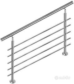 3 pz Aufun Corrimano in acciaio inox, 80 cm