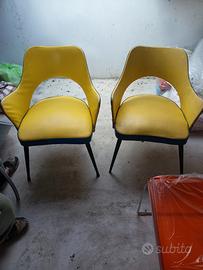 Coppia poltroncine di design anni 50 
