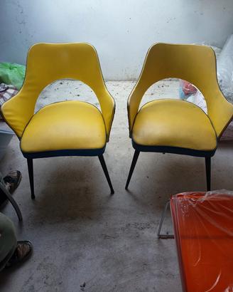 Coppia poltroncine di design anni 50 