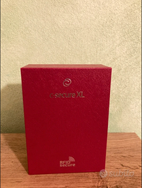 Porta Carte di Credito C-Secure XL - Pelle Nera -