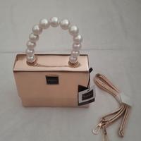 Borsetta rosa metallizzata Emanuela Biffoli