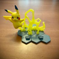 Piedistallo porta carta pokemon pikachu