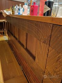 bancone bar artigianale 