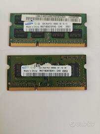 memorie ram per portatile