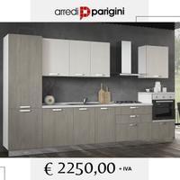 Cucina Moderna 360 cm Lineare con Elettrodomestici