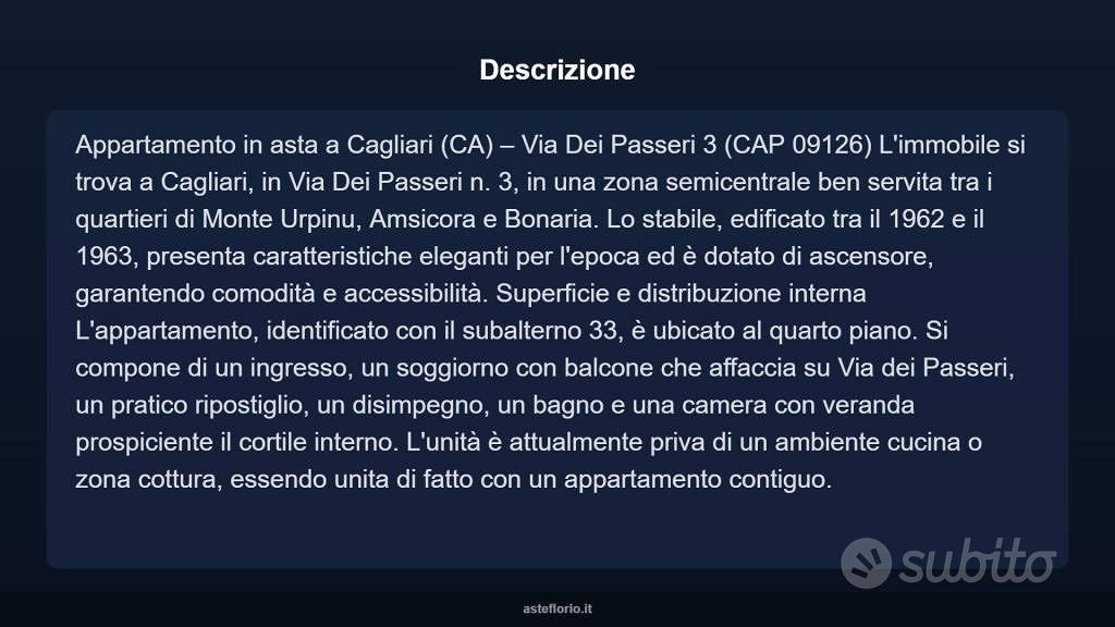 Appartamento – Cagliari, Monte Mixi - Vista 4