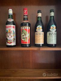 Bottiglie bar vintage