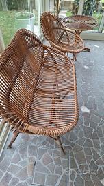 SALOTTINO IN VIMINI COMPLETO