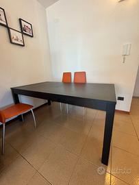 tavolo nero ikea Bjursta 175x95 allungabile 8/12