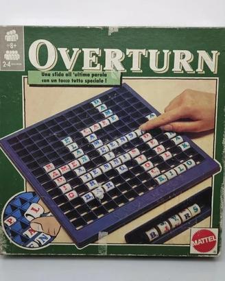 Overturn Mattel anni 90 gioco da tavolo - scarabeo