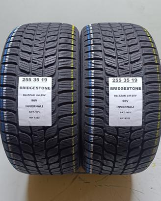 2 GOMME 255 35 19 BRIDGESTONE INV RIF4322