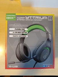 Cuffie da gaming G-LAB con microfono