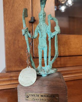statuetta guerriero civiltà nuragica