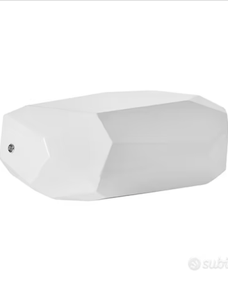 Tavolino Meteor bianco 57x50x30, Serralunga