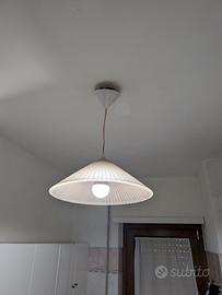 Lampadario di vetro 