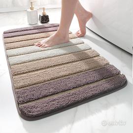 Tappeto Bagno 50 x 80 cm, Microfibra Antiscivolo