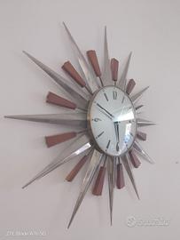 Orologio da parete Metamec Starburst anni 60