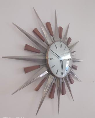 Orologio da parete Metamec Starburst anni 60