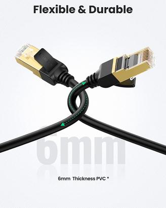 Cavo Ethernet Cat 7 Fibra Ottica, Cavo LAN 10 Gbps