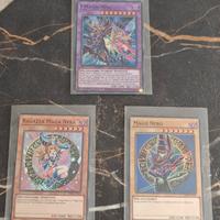 Carte Yu-Gi-Oh! Maghi Neri, Mago Nero e Ragazza Ma