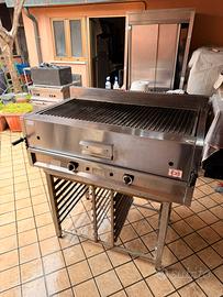 Griglia a pietra lavica da banco