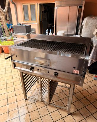 Griglia a pietra lavica da banco