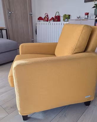 Poltrona gialla Poltrone&Sofa