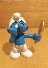 Puffo Vanitoso con specchio dorato 2004
