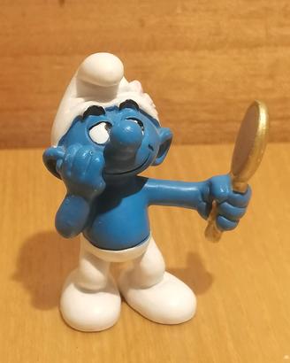 Puffo Vanitoso con specchio dorato 2004