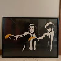 Cornice con poster Banksy - Pulp Fiction