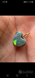 Ciondolo ORO e OPALE AUSTRALIANO 1.03ct - Certific