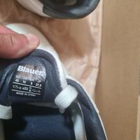 Scarpe Blauer Grant 01 White Navy modello sportivo