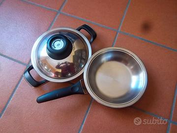 Tre Pezzi -AMC Padella Pentola e Coperchio Dia20