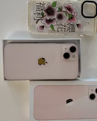 iphone 13 pink 256 gb scambi permute  smartphone 