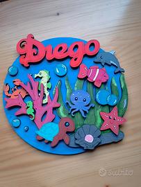 quadro decorativo bambino