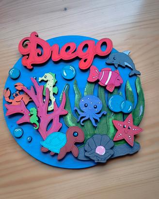 quadro decorativo bambino