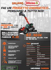 Sollevatore telescopcico faresin 6-26