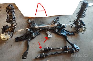 Meccanica anteriore Toyota Yaris Cross Hybrid 2024