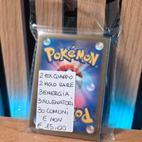 Carte Pokemon - Mistery Pack 40 Carte - 2 EX Giapp