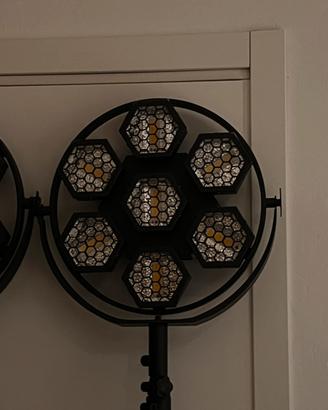 Coppia luci retro LED DMX 350W stile Portman