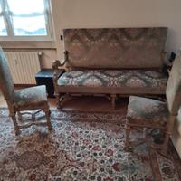 Salotto dorato in stile Luigi XIV.