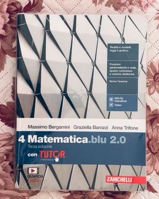 4 Matematica.blu 2.0 terza ed. Isbn 9788808647245