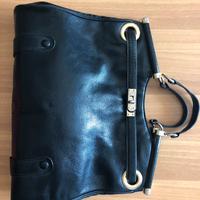 Borsa in pelle nera