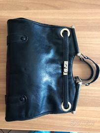 Borsa in pelle nera